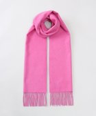 【アウロラ/AURORA】のLANVIN COLLECTION ランバン コレクション カシミヤ 無地マフラー(幅30cm) ローズ|ID: prp329100004841059 ipo3291000000035521756