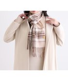 【ムーンバット/MOONBAT】のWEB限定【洗える】ミエル (miel) カシミヤ100% チェックマフラー ベージュ|ID: prp329100004841075 ipo3291000000035712595