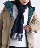 【ムーンバット/MOONBAT】のWEB限定【洗える】ミエル (miel) カシミヤ100% チェックマフラー ネイビーブルー|ID: prp329100004841075 ipo3291000000035712596