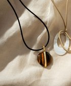 【23区/NIJYUSANKU】のラウンドストーン ネックレス ダークブラウン系|ID: prp329100004841082 ipo3291000000035726830