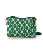 【アンビリオン/UNBILLION】のカシュカシュ cachecache / 柄アソートジャガード三つ口ショルダーバッグ グリーン|ID: prp329100004841111 ipo3291000000035990562