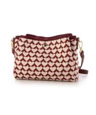 【アンビリオン/UNBILLION】のカシュカシュ cachecache / 柄アソートジャガード三つ口ショルダーバッグ ワイン|ID: prp329100004841111 ipo3291000000035990565