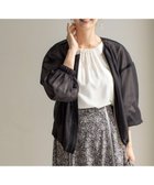 【エニィ スィス/any SiS】の【洗える】ドルマンシアー ブルゾン ブラック|ID: prp329100004841163 ipo3291000000035604147