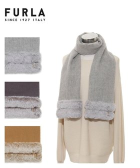 【ムーンバット/MOONBAT】の【WEB限定】FURLA ウール100%×スノートップファーマフラー チャーム付き 人気、トレンドファッション・服の通販 founy(ファニー) ファッション Fashion レディースファッション Fashion for Women マフラー・スヌード / 冬小物の定番 Scarves & Mufflers イタリア Italy エレガント 上品 Elegant コレクション Collection, Seasonal Line シンプル Simple, Minimal スヌード Snood, Infinity Scarf チャーム Charm, Pendant パターン Pattern, Design Print フェミニン Feminine, Girly マフラー Scarf, Muffler A/W・秋冬 Autumn/Winter |ID:prp329100004841172