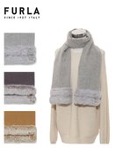 【ムーンバット/MOONBAT】の【WEB限定】FURLA ウール100%×スノートップファーマフラー チャーム付き 人気、トレンドファッション・服の通販 founy(ファニー) ファッション Fashion レディースファッション Fashion for Women マフラー・スヌード / 冬小物の定番 Scarves & Mufflers イタリア Italy エレガント 上品 Elegant コレクション Collection, Seasonal Line シンプル Simple, Minimal スヌード Snood, Infinity Scarf チャーム Charm, Pendant パターン Pattern, Design Print フェミニン Feminine, Girly マフラー Scarf, Muffler A/W・秋冬 Autumn/Winter thumbnail グレー|ID: prp329100004841172 ipo3291000000035282192