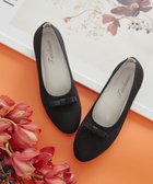 【ティアクラッセ/Tiaclasse】の【安田美沙子さん着用/小倉優子さん着用・洗える/撥水】プチリボンニットフラットパンプス ブラック|ID: prp329100004841219 ipo3291000000035626646