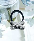 【ティアクラッセ/Tiaclasse】のクロスモチーフヘアゴム シルバー|ID: prp329100004841356 ipo3291000000035871465