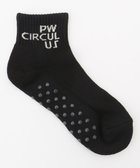【ピーダブリュサーキュラス/PW CIRCULUS】の【虫よけ加工】【WOMEN】ブランドロゴ ショートソックス ゴルフ ブラック系|ID: prp329100004841365 ipo3291000000035283619