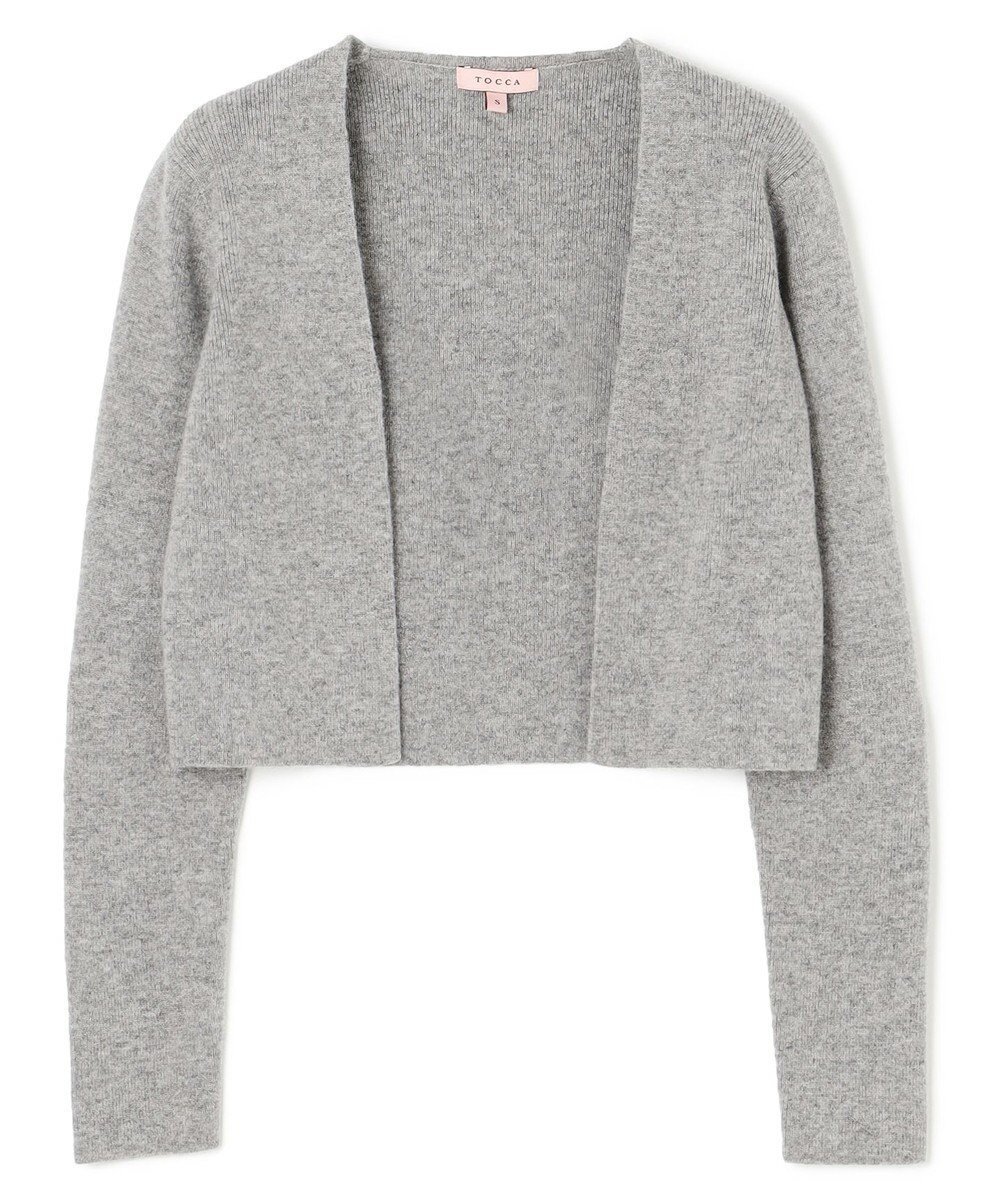【トッカ/TOCCA】のCASHIMERE BOLERO ボレロ インテリア・キッズ・メンズ・レディースファッション・服の通販 founy(ファニー) 　ファッション　Fashion　レディースファッション　Fashion for Women　アウター　Coat / Outerwear Collection　ボレロ・ショート丈ジャケット / ドレス羽織りに　Boleros & Short Jackets　なめらか　Smooth, Silky Texture　コンパクト　Compact, Small Size　ショート　Short, Short Length　ドレス　Dress, One-Piece　ボレロ　Bolero, Short Cardigan　冬　Winter / This Winter　定番　Standard, Basic Item　A/W・秋冬　Autumn/Winter　ライトグレー系|ID: prp329100004841389 ipo3291000000035616279