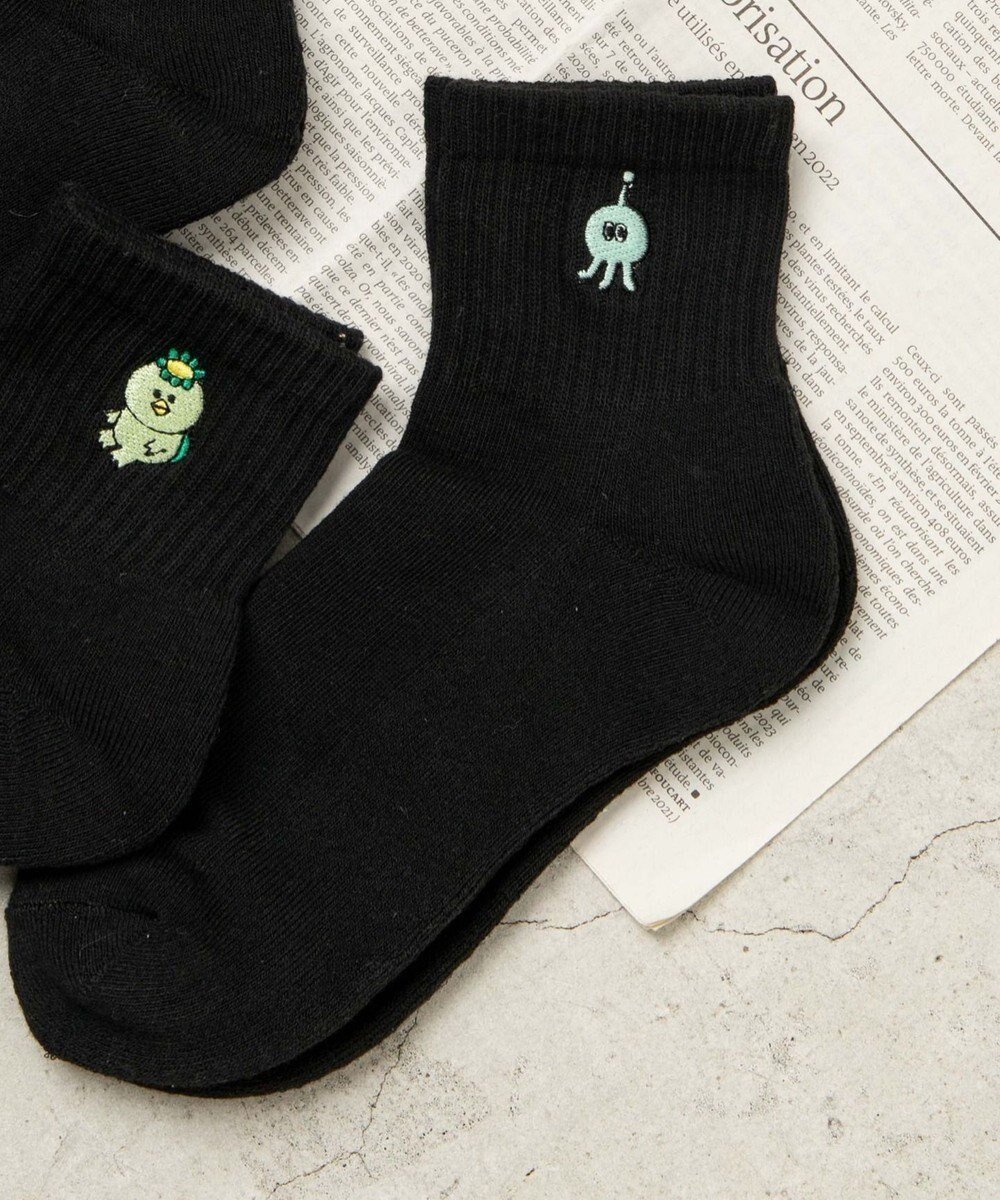 【ウィゴー/WEGO】のアンクルパイルユニークソックス インテリア・キッズ・メンズ・レディースファッション・服の通販 founy(ファニー) 　ファッション　Fashion　レディースファッション　Fashion for Women　ソックス&靴下　Socks & Hosiery　レッグウェア・ストッキング　Legwear & Hosiery　おすすめ　Recommended / Our Picks　アンクル　Ankle-Length Design　サンダル　Sandals, Summer Shoes　シンプル　Simple, Minimal　スニーカー　Sneakers, Trainers　スマホ　Smartphone, Mobile Device　ソックス　Socks, Hosiery　ワンポイント　One Point, Statement Accent　夏　Summer　柄3|ID: prp329100004841406 ipo3291000000036241501