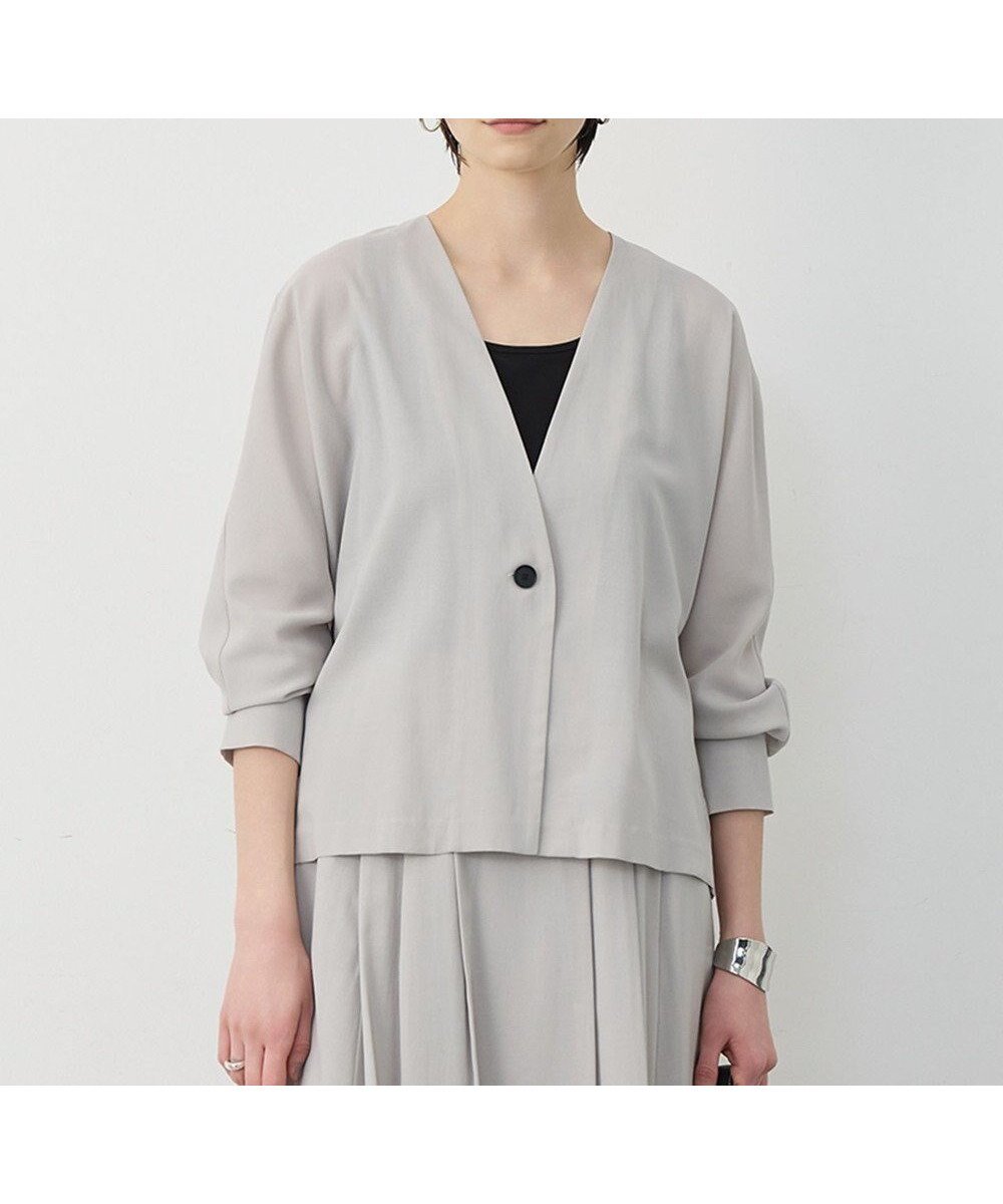 【アイシービー/iCB】の【先行予約】 ハイツイストドライメッシュ ノーカラージャケット インテリア・キッズ・メンズ・レディースファッション・服の通販 founy(ファニー) ファッション Fashion レディースファッション Fashion for Women アウター Coat / Outerwear Collection レディースジャケット・軽アウター Jackets ノーカラージャケット / シンプル上品コーデ Collarless Jackets 春 Spring カフス Cuff Design カーディガン Cardigan, Knitwear ジャケット Jacket, Outerwear ストレート Straight, Straight Cut セットアップ Set-Up, Coordinated Outfit バランス Balance, Style Balance メッシュ Mesh, Net Fabric ロング Long, Long-Length ワイド Wide, Wide Fit S/S・春夏 SS, Spring/Summer, Warm Season おすすめ Recommended / Our Picks 夏 Summer 2026年 2026 トープ|ID: prp329100004841441 ipo3291000000035284055