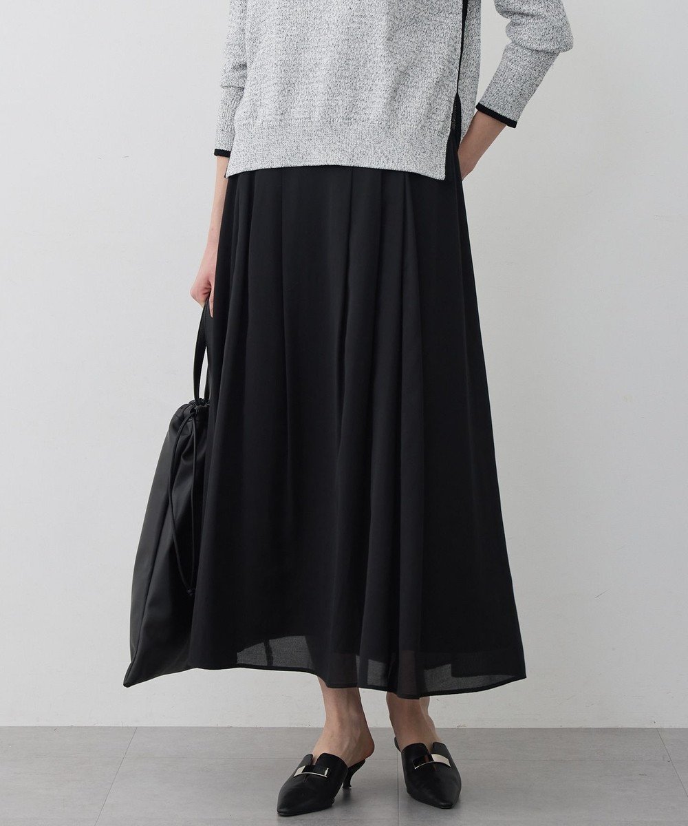 【アイシービー/iCB】の【先行予約】 ハイツイストドライメッシュ フレアスカート インテリア・キッズ・メンズ・レディースファッション・服の通販 founy(ファニー) 　ファッション　Fashion　レディースファッション　Fashion for Women　スカート　Skirts　Aライン・フレアスカート　A-Line & Flared Skirts　春　Spring　ギャザー　Gathered, Ruffled　シンプル　Simple, Minimal　ジャケット　Jacket, Outerwear　ストレート　Straight, Straight Cut　セットアップ　Set-Up, Coordinated Outfit　フレア　Flare, Flared　フロント　Front, Front Design　メッシュ　Mesh, Net Fabric　ロング　Long, Long-Length　ワイド　Wide, Wide Fit　S/S・春夏　SS, Spring/Summer, Warm Season　おすすめ　Recommended / Our Picks　夏　Summer　2026年　2026　ブラック|ID: prp329100004841443 ipo3291000000035635286