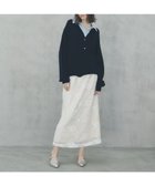 【イェッカ ヴェッカ/YECCA VECCA】のフラワー柄刺繍メッシュスカート Ivory|ID: prp329100004841445 ipo3291000000035284068
