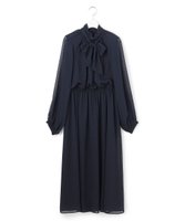 【23区/NIJYUSANKU】の【APPLAUDIR】ドットクレープシフォン ドレス 人気、トレンドファッション・服の通販 founy(ファニー) ファッション Fashion レディースファッション Fashion for Women ワンピース Dresses フォーマル・パーティードレス・結婚式用ドレス Elegant & Casual Dresses 2026年 2026 シャーリング Shirring, Ruched ジャカード/ジャガード Jacquard, Woven Pattern ドット Polka Dot, Dot Pattern ドレス Dress, One-Piece パーティ Party, Party Style リボン Ribbon, Bow ローズ Rose, Rose Motif 夏 Summer 春 Spring S/S・春夏 SS, Spring/Summer, Warm Season 結婚式 Wedding |ID:prp329100004841455