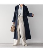 【イェッカ ヴェッカ/YECCA VECCA】の【UVカット/花粉ガード】素材MIXトレンチコート 人気、トレンドファッション・服の通販 founy(ファニー) ファッション Fashion レディースファッション Fashion for Women アウター Coat / Outerwear Collection コート・ロングコート・ピーコート Long Coats, Peacoats & More レディースジャケット・軽アウター Jackets トレンチコート / 春秋の定番アウター Trench Coats おすすめ Recommended / Our Picks ジャケット Jacket, Outerwear トレンチ Trench, Trench Coat プリーツ Pleats, Pleated ポケット Pocket, Pocket Detail ロング Long, Long-Length エレガント 上品 Elegant 夏 Summer 春 Spring S/S・春夏 SS, Spring/Summer, Warm Season ビジネス 仕事 通勤 Business / Work / Commuting thumbnail Navy|ID: prp329100004841463 ipo3291000000035284142