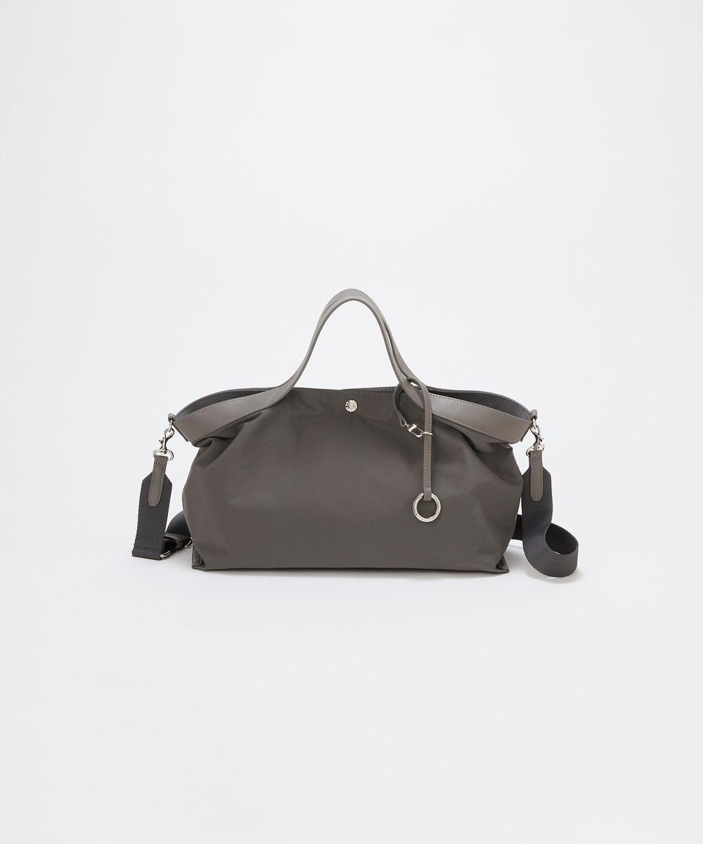 【トプカピ/TOPKAPI】の【Breath TOPKAPI】MORPH モーフ リンクルナイロン 2way ワイド トートバッグ チャーム付き 軽量 / 撥水 インテリア・キッズ・メンズ・レディースファッション・服の通販 founy(ファニー) 　ファッション　Fashion　レディースファッション　Fashion for Women　バッグ　Bags　軽量　Lightweight, Ultra Light　ショルダー　Shoulder, Shoulder Strap　チャーム　Charm, Pendant　トレンド　Trend, Trending Now　フラップ　Flap, Flap Pocket　ポケット　Pocket, Pocket Detail　ワイド　Wide, Wide Fit　グレー|ID: prp329100004841471 ipo3291000000035586249