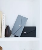 【トプカピ/TOPKAPI】の【Breath TOPKAPI】DUAL デュアル シュリンクレザー バイカラー 長財布 薄型 / 軽量 人気、トレンドファッション・服の通販 founy(ファニー) ファッション Fashion レディースファッション Fashion for Women ミニ財布・二つ折り財布 Wallets & Card Cases 軽量 Lightweight, Ultra Light スマート Smart, Elegant スリム Slim, Slim Fit 財布 Wallet, Purse フィット Fit, Slim Fit ポケット Pocket, Pocket Detail メタル Metal, Metal Parts エレガント 上品 Elegant thumbnail ブルーグレー|ID: prp329100004841478 ipo3291000000035860240