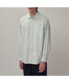 【エイトン/ATON】のWASHER OXFORD ルーズフィットシャツ - UNISEX 人気、トレンドファッション・服の通販 founy(ファニー) ファッション Fashion レディースファッション Fashion for Women トップス・カットソー Cut & Sew Tops シャツ・ブラウス・オフィスカジュアル Elegant Blouses & Button-Ups ユニセックス Unisex, Genderless インナー Innerwear スタンダード Standard, Basic ヨーク Yoke, Yoke Design リラックス Relax, Relaxed Fit 夏 Summer 春 Spring S/S・春夏 SS, Spring/Summer, Warm Season thumbnail GREEN|ID: prp329100004841483 ipo3291000000035284225