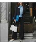 【アンフィーロ 自由区/UNFILO】の【15サイズ展開/ウエストゴム/セレモニー】BEAUTY MOVE ワイドストレートパンツ ネイビー|ID: prp329100004841488 ipo3291000000035284244