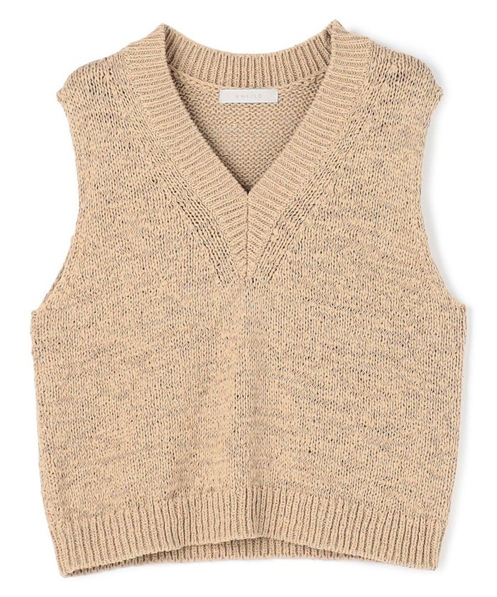 【アンフィーロ 自由区/UNFILO】のテープヤーンニット ベスト インテリア・キッズ・メンズ・レディースファッション・服の通販 founy(ファニー) https://founy.com/ ファッション Fashion レディースファッション Fashion for Women アウター Coat / Outerwear Collection トップス・カットソー Cut & Sew Tops ニット Knit Tops & Sweaters ベスト&ジレ / 重ね着スタイル Vests & Gilets インナー Innerwear ウォッシャブル Machine Washable カットソー Cut and Sewn Top キャミソール Camisole, Spaghetti Strap Top タンク Tank Top, Sleeveless Top ノースリーブ Sleeveless, No-Sleeve ベスト Vest, Waistcoat 夏 Summer 春 Spring S/S・春夏 SS, Spring/Summer, Warm Season |ID: prp329100004841491 ipo3291000000035705165