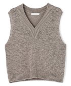 【アンフィーロ 自由区/UNFILO】のテープヤーンニット ベスト チャコール|ID: prp329100004841491 ipo3291000000035705174