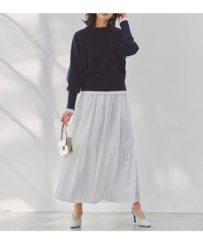 【アンフィーロ 自由区/UNFILO】のエアリー ギャザースカート インテリア・キッズ・メンズ・レディースファッション・服の通販 founy(ファニー) https://founy.com/ ファッション Fashion レディースファッション Fashion for Women スカート Skirts エアリー Airy Texture 春 Spring ギャザー Gathered, Ruffled スニーカー Sneakers, Trainers ティアード Tiered, Tiered Style ブルゾン Blouson, Bomber Jacket ポケット Pocket, Pocket Detail 楽ちん Easy Fit, Comfortable S/S・春夏 SS, Spring/Summer, Warm Season 再入荷 Restock / Back in Stock 夏 Summer エレガント 上品 Elegant 新作・新入荷 New Arrivals / New In |ID: prp329100004841495 ipo3291000000035284270