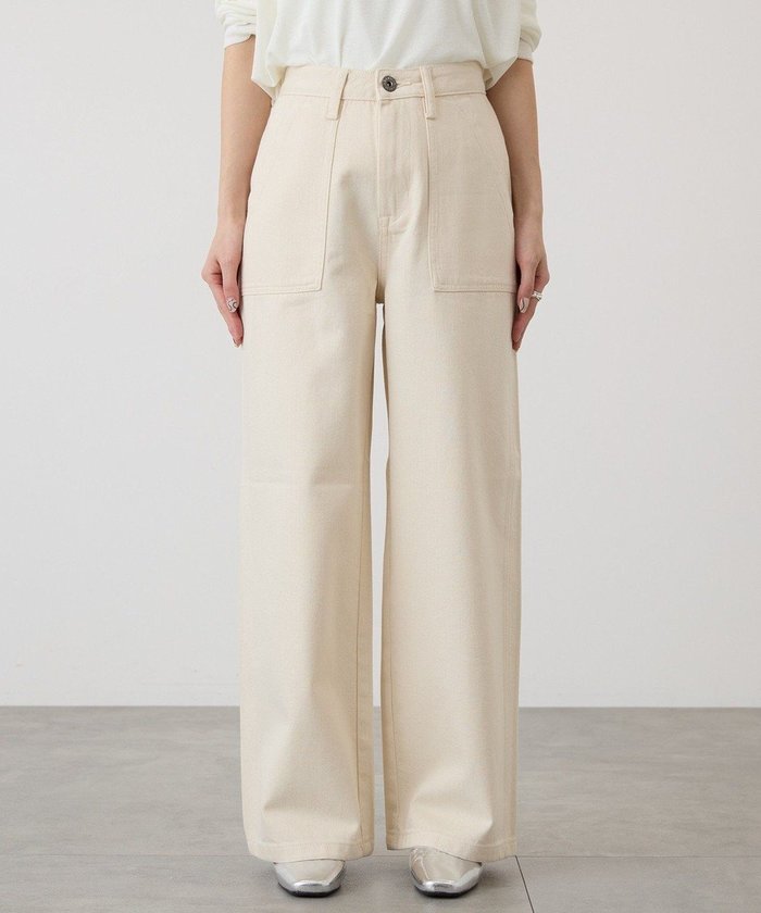 【アメリカンホリック/AMERICAN HOLIC】のベイカーデニムパンツ インテリア・キッズ・メンズ・レディースファッション・服の通販 founy(ファニー) https://founy.com/ ファッション Fashion レディースファッション Fashion for Women パンツ Pants & Trousers デニムパンツ・ジーンズ・美脚デニム Denim Jeans & Pants アメリカン American Style インディゴ Indigo Denim 春 Spring スタイリッシュ Stylish, Fashionable デニム Denim, Jeans Material 定番 Standard, Basic Item ポケット Pocket, Pocket Detail ロング Long, Long-Length S/S・春夏 SS, Spring/Summer, Warm Season 夏 Summer 2026年 2026 |ID: prp329100004841533 ipo3291000000035518000