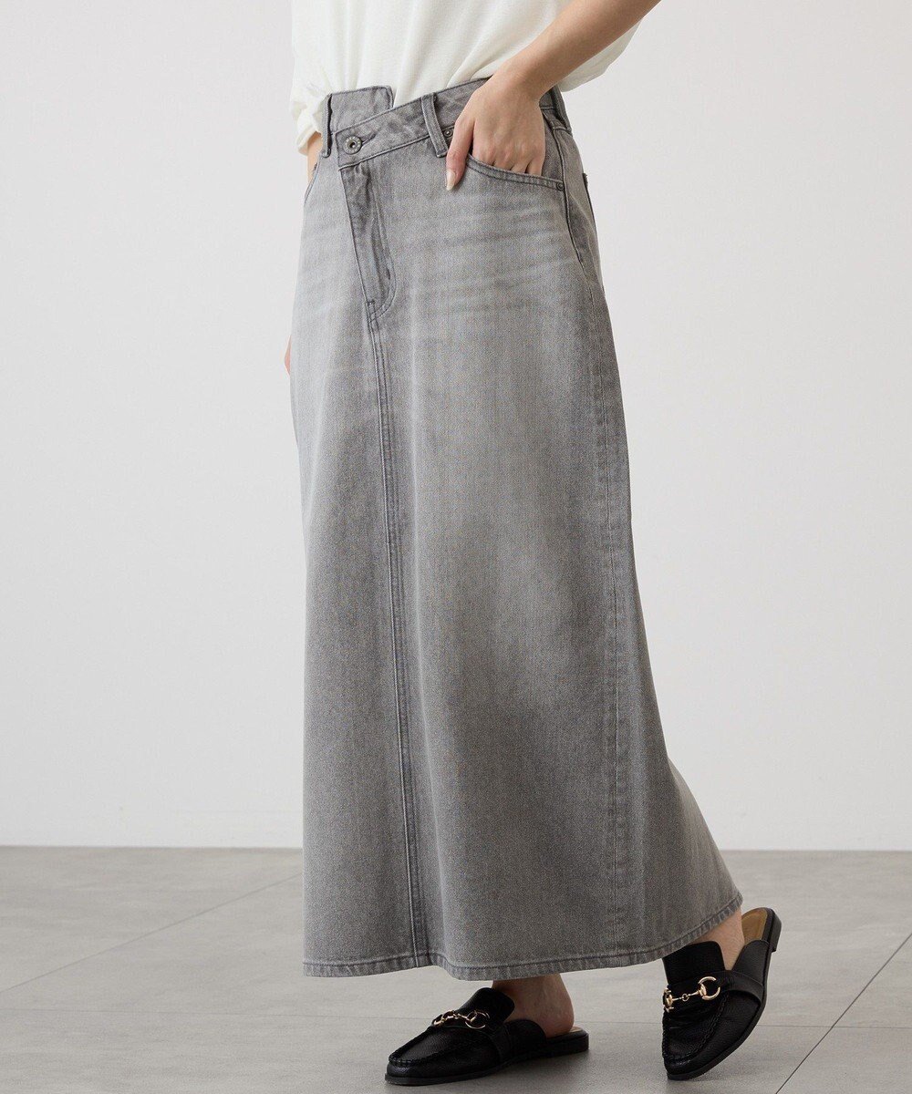 【アメリカンホリック/AMERICAN HOLIC】のリメイクデザインスカート インテリア・キッズ・メンズ・レディースファッション・服の通販 founy(ファニー) 　ファッション　Fashion　レディースファッション　Fashion for Women　スカート　Skirts　アメリカン　American Style　春　Spring　シンプル　Simple, Minimal　スウェット / スエット　Sweatshirt, Sweatwear　スタイリッシュ　Stylish, Fashionable　スニーカー　Sneakers, Trainers　デニム　Denim, Jeans Material　フロント　Front, Front Design　ポケット　Pocket, Pocket Detail　S/S・春夏　SS, Spring/Summer, Warm Season　夏　Summer　2026年　2026　Gray|ID: prp329100004841535 ipo3291000000035573498