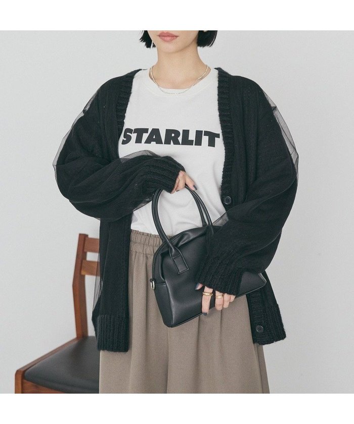 【アメリカンホリック/AMERICAN HOLIC】のチュールレイヤードカーディガン インテリア・キッズ・メンズ・レディースファッション・服の通販 founy(ファニー) https://founy.com/ ファッション Fashion レディースファッション Fashion for Women トップス・カットソー Cut & Sew Tops カーディガン・羽織り Layered Style Cardigans カーディガン Cardigan, Knitwear チュール Tulip, Tulip Motif ポケット Pocket, Pocket Detail 夏 Summer 春 Spring S/S・春夏 SS, Spring/Summer, Warm Season |ID: prp329100004841538 ipo3291000000035574254