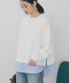 【アメリカンホリック/AMERICAN HOLIC】のシャツテールドッキングプルオーバー Off White|ID: prp329100004841540 ipo3291000000035518014