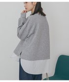 【アメリカンホリック/AMERICAN HOLIC】のシャツテールドッキングプルオーバー Light Gray Mixture|ID: prp329100004841540 ipo3291000000035518017