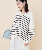 【アメリカンホリック/AMERICAN HOLIC】のセーラーカラーニットプルオーバー Brown|ID: prp329100004841543 ipo3291000000035518038