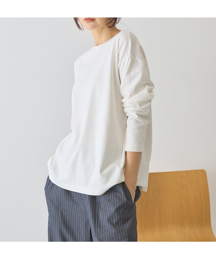 【アメリカンホリック/AMERICAN HOLIC】のクルーネックスクエアヘムプルオーバー インテリア・キッズ・メンズ・レディースファッション・服の通販 founy(ファニー) https://founy.com/ ファッション Fashion レディースファッション Fashion for Women トップス・カットソー Cut & Sew Tops シャツ・ブラウス・オフィスカジュアル Elegant Blouses & Button-Ups ロングTシャツ・Tシャツ Longline T-Shirts & Tees カジュアルプルオーバー・ニットトップス Pullovers & Knit Tops / Casual Pullovers カットソー・ベーシックTシャツ Cut-and-Sewn Tops / Stretch Tees & Basics アメリカン American Style 春 Spring カットソー Cut and Sewn Top スタイリッシュ Stylish, Fashionable ストレート Straight, Straight Cut ベーシック Basic, Essential ポケット Pocket, Pocket Detail S/S・春夏 SS, Spring/Summer, Warm Season 夏 Summer |ID: prp329100004841544 ipo3291000000035518053