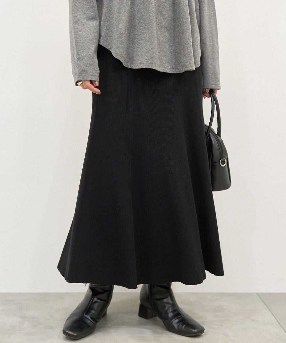 【アメリカンホリック/AMERICAN HOLIC】のリブマーメイドスカート インテリア・キッズ・メンズ・レディースファッション・服の通販 founy(ファニー) 　ファッション　Fashion　レディースファッション　Fashion for Women　スカート　Skirts　スウェット / スエット　Sweatshirt, Sweatwear　フィット　Fit, Slim Fit　フェミニン　Feminine, Girly　ポケット　Pocket, Pocket Detail　マーメイド　Mermaid, Fishtail Silhouette　夏　Summer　春　Spring　S/S・春夏　SS, Spring/Summer, Warm Season　Black|ID: prp329100004841546 ipo3291000000035518069