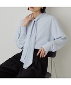 【アメリカンホリック/AMERICAN HOLIC】の【イージーケア】ナロータイブラウス Sax|ID: prp329100004841551 ipo3291000000035284517