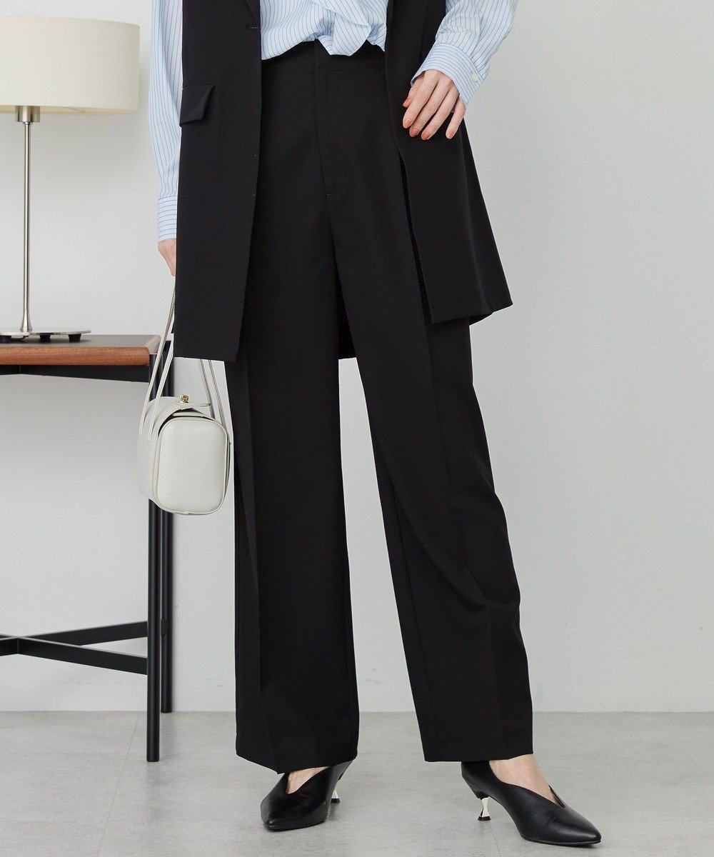 【アメリカンホリック/AMERICAN HOLIC】の美・美・美ワイドパンツ インテリア・キッズ・メンズ・レディースファッション・服の通販 founy(ファニー) 　ファッション　Fashion　レディースファッション　Fashion for Women　パンツ　Pants & Trousers　アメリカン　American Style　春　Spring　ギャザー　Gathered, Ruffled　今季　This Season, Current Season　スタイリッシュ　Stylish, Fashionable　センター　Center, Center Line　ワイド　Wide, Wide Fit　S/S・春夏　SS, Spring/Summer, Warm Season　おすすめ　Recommended / Our Picks　夏　Summer　Black|ID: prp329100004841553 ipo3291000000035284525