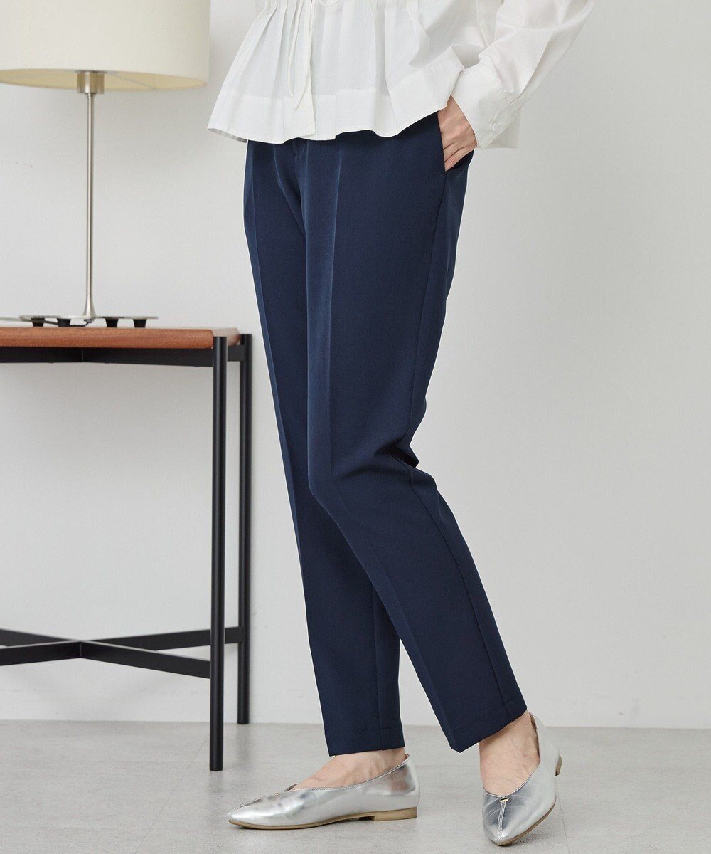 【アメリカンホリック/AMERICAN HOLIC】の美・美・美テーパードパンツ インテリア・キッズ・メンズ・レディースファッション・服の通販 founy(ファニー) 　ファッション　Fashion　レディースファッション　Fashion for Women　パンツ　Pants & Trousers　アメリカン　American Style　春　Spring　ギャザー　Gathered, Ruffled　今季　This Season, Current Season　スタイリッシュ　Stylish, Fashionable　センター　Center, Center Line　ポケット　Pocket, Pocket Detail　S/S・春夏　SS, Spring/Summer, Warm Season　おすすめ　Recommended / Our Picks　夏　Summer　Navy|ID: prp329100004841554 ipo3291000000035284530