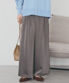 【アメリカンホリック/AMERICAN HOLIC】のサテンリラックスイージーパンツ Charcoal Gray|ID: prp329100004841555 ipo3291000000035284532