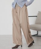 【アメリカンホリック/AMERICAN HOLIC】のサテンリラックスイージーパンツ Beige|ID: prp329100004841555 ipo3291000000035284534