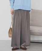 【アメリカンホリック/AMERICAN HOLIC】のサテンリラックスイージーパンツ Charcoal Gray|ID: prp329100004841555 ipo3291000000035850587