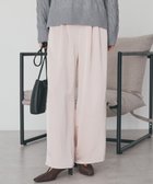 【アメリカンホリック/AMERICAN HOLIC】のサテンリラックスイージーパンツ Light Pink|ID: prp329100004841555 ipo3291000000035850590