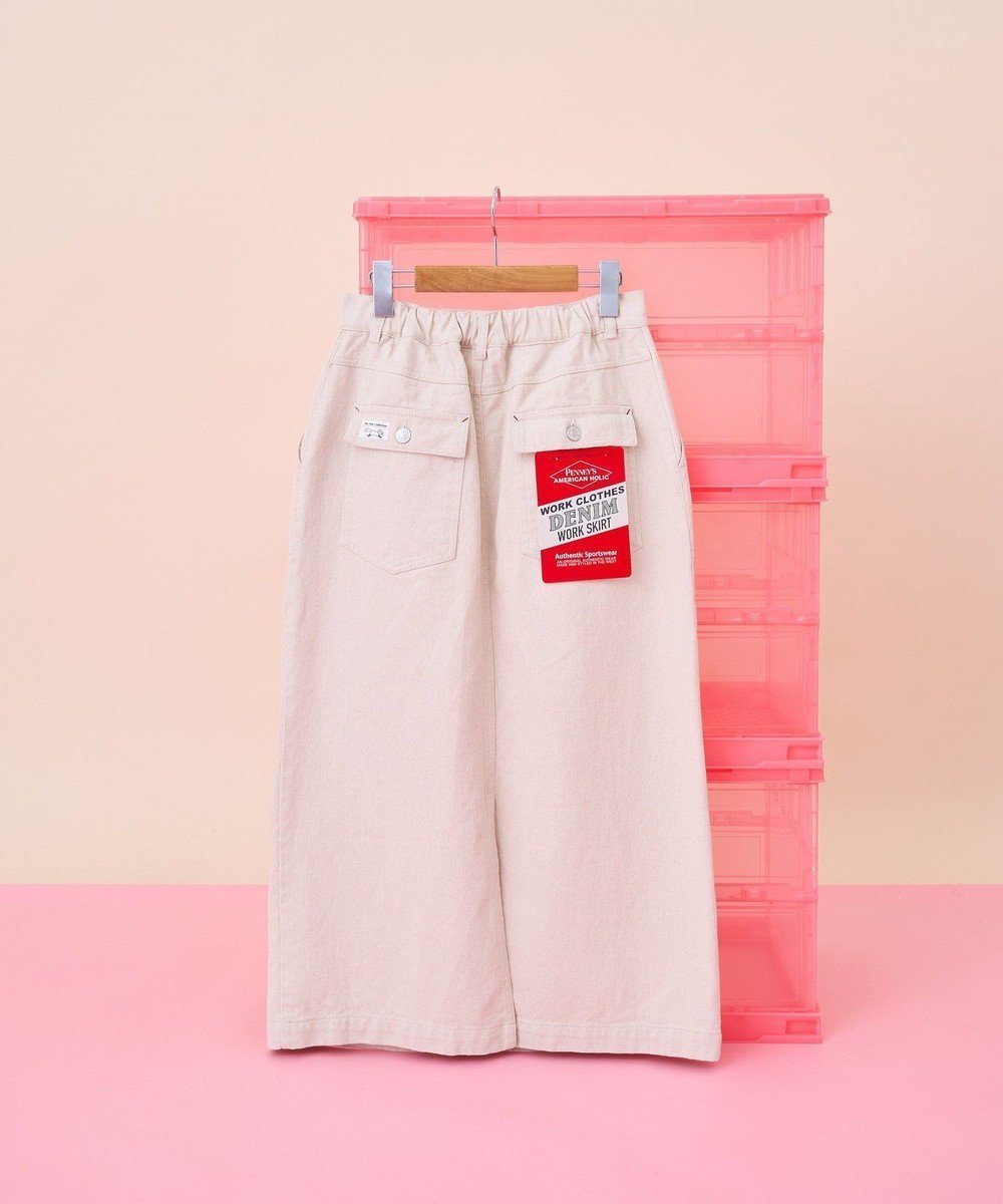 【アメリカンホリック/AMERICAN HOLIC】の【PENNEY S】デニムワークスカート インテリア・キッズ・メンズ・レディースファッション・服の通販 founy(ファニー) ファッション Fashion レディースファッション Fashion for Women スカート Skirts アメリカン American Style インディゴ Indigo Denim 春 Spring スタイリッシュ Stylish, Fashionable スリット Slit, Slit Detail セットアップ Set-Up, Coordinated Outfit ツイル Twist, Twisted Detail デニム Denim, Jeans Material ポケット Pocket, Pocket Detail S/S・春夏 SS, Spring/Summer, Warm Season 夏 Summer Ivory|ID: prp329100004841559 ipo3291000000035518103