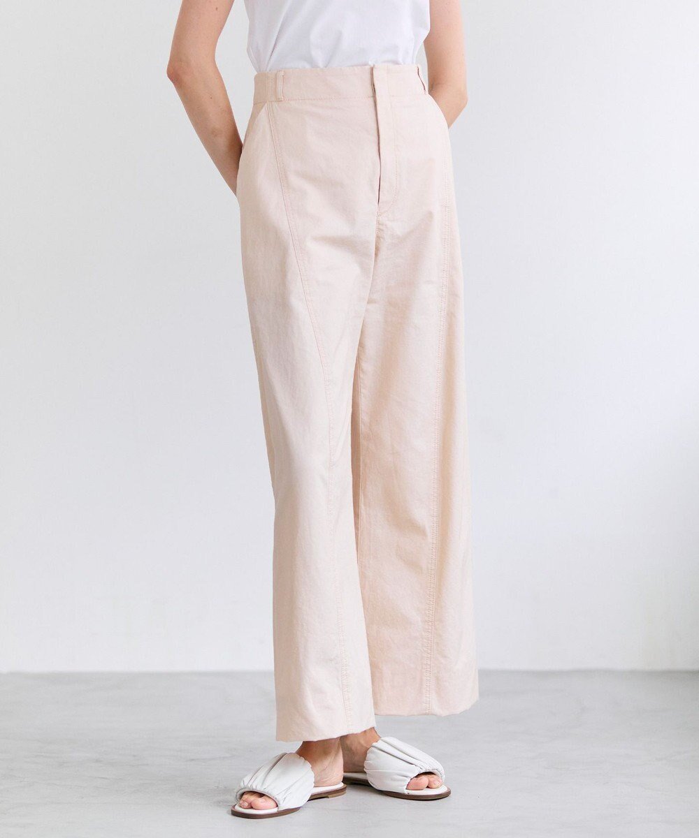 【ベイジ,/BEIGE,】のPREHNA / コットンツイル カービーシームワイドパンツ 人気、トレンドファッション・服の通販 founy(ファニー) 　ファッション　Fashion　レディースファッション　Fashion for Women　パンツ　Pants & Trousers　春　Spring　コンパクト　Compact, Small Size　サンダル　Sandals, Summer Shoes　バランス　Balance, Style Balance　ロング　Long, Long-Length　ワイド　Wide, Wide Fit　A/W・秋冬　Autumn/Winter　S/S・春夏　SS, Spring/Summer, Warm Season　夏　Summer　ビジネス 仕事 通勤　Business / Work / Commuting　 other-1|ID: prp329100004841571 ipo3291000000035284596