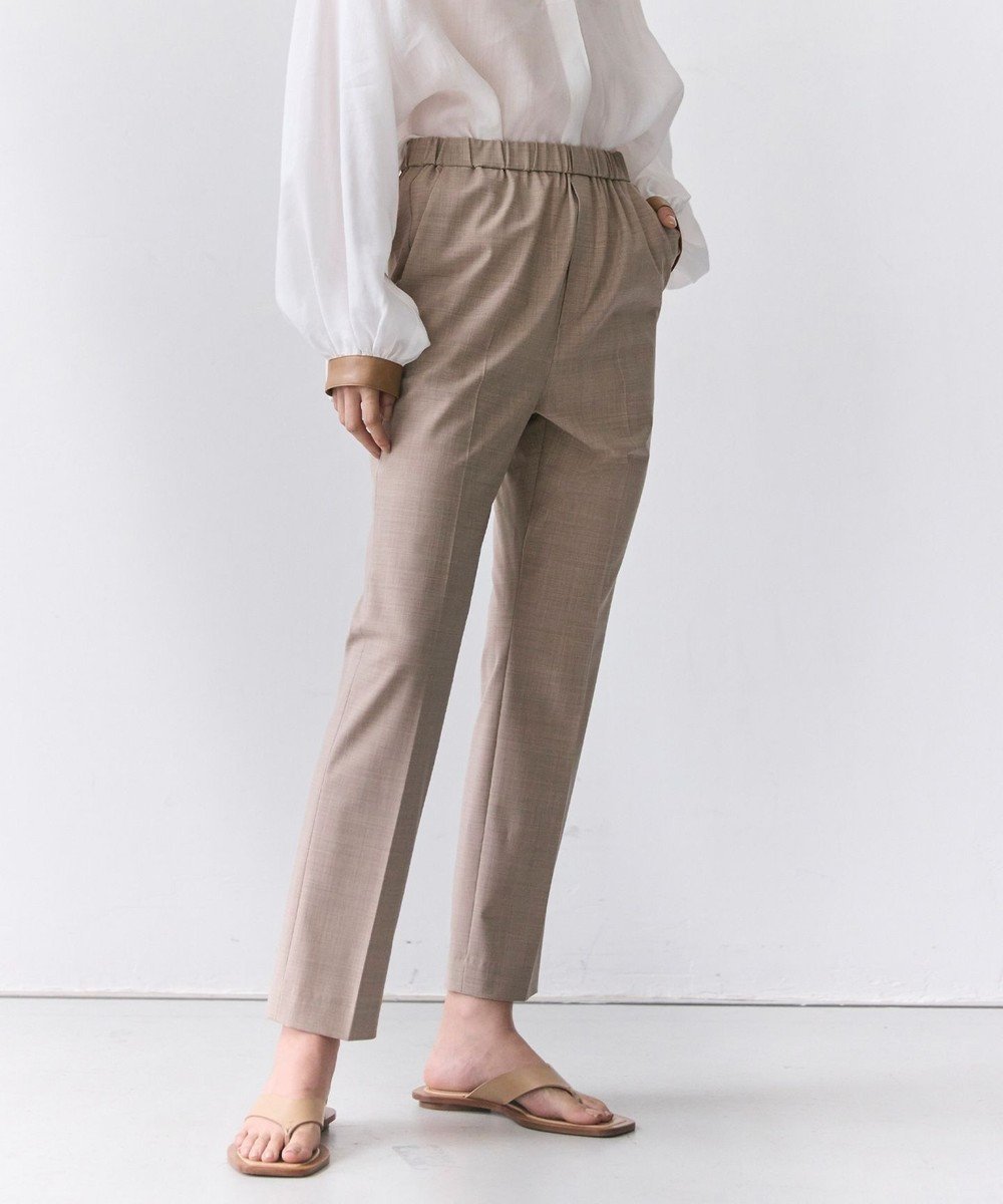 【ベイジ,/BEIGE,】のCELEST / ウエストゴム イージーストレートパンツ 人気、トレンドファッション・服の通販 founy(ファニー) 　ファッション　Fashion　レディースファッション　Fashion for Women　パンツ　Pants & Trousers　春　Spring　洗える　Machine Washable　カットソー　Cut and Sewn Top　シューズ　Shoes, Footwear　ジャケット　Jacket, Outerwear　ストレッチ　Stretch, Stretchy Fabric　ストレート　Straight, Straight Cut　センター　Center, Center Line　バランス　Balance, Style Balance　フラット　Flat, Flat Shoes　フランス　France, French　リラックス　Relax, Relaxed Fit　S/S・春夏　SS, Spring/Summer, Warm Season　夏　Summer　エレガント 上品　Elegant　ビジネス 仕事 通勤　Business / Work / Commuting　 other-1|ID: prp329100004841572 ipo3291000000035284600