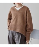 【アメリカンホリック/AMERICAN HOLIC】のワイドリブVネックプルオーバー Brown|ID: prp329100004841581 ipo3291000000035284633