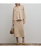 【グレース コンチネンタル/GRACE CONTINENTAL】のジャージタイトスカート ベージュ|ID: prp329100004841584 ipo3291000000035705341