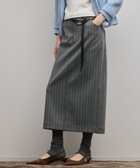 【グレース コンチネンタル/GRACE CONTINENTAL】のジャージタイトスカート ストライプ|ID: prp329100004841584 ipo3291000000035705344