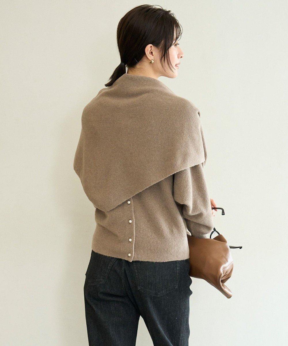 【アンフィーロ 自由区/UNFILO】の【WEB/一部店舗限定】ふわふわニット 三角ストール インテリア・キッズ・メンズ・レディースファッション・服の通販 founy(ファニー) ファッション Fashion レディースファッション Fashion for Women アンゴラ Angora Knitwear ウォッシャブル Machine Washable ショール Shawl, Wrap ストレッチ Stretch, Stretchy Fabric ストール Stole, Wrap ワンポイント One Point, Statement Accent 抗菌 Antibacterial, Bacteria-Resistant A/W・秋冬 Autumn/Winter モカ|ID: prp329100004841597 ipo3291000000036287091