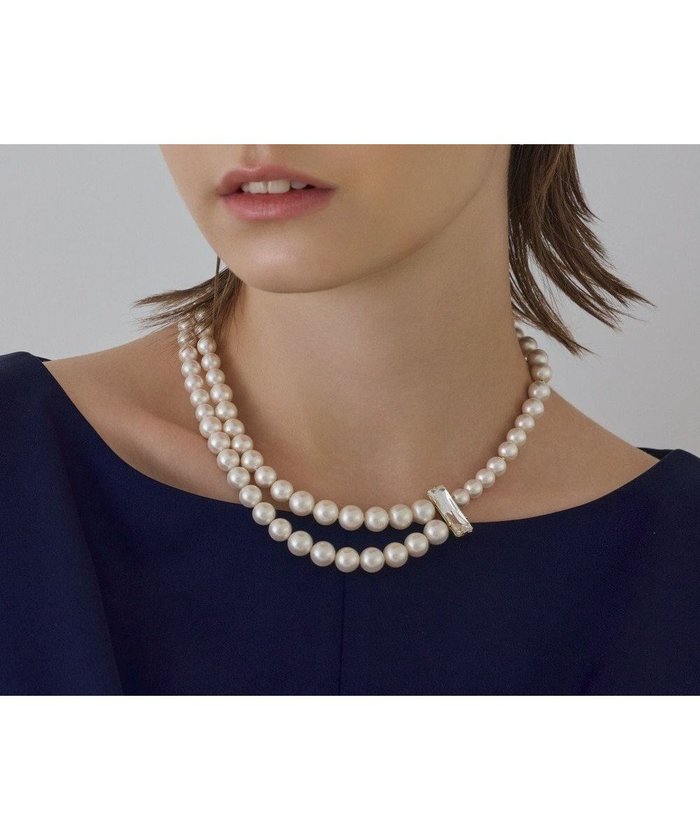 【グレース コンチネンタル/GRACE CONTINENTAL】のパールレイヤードネックレス インテリア・キッズ・メンズ・レディースファッション・服の通販 founy(ファニー) https://founy.com/ ファッション Fashion レディースファッション Fashion for Women ジュエリー Jewelry ネックレス Necklaces & Pendants アクセサリー Fashion Accessories アシンメトリー Asymmetrical Style シンプル Simple, Minimal スクエア Square, Square Shape ドレス Dress, One-Piece ネックレス Necklace, Pendant Necklace パール Pearl, Pearl Accent ビジュー Bijou, Jewel-like Accent モダン Modern, Contemporary ラグジュアリー Luxury, Elegant エレガント 上品 Elegant |ID: prp329100004841598 ipo3291000000035852803