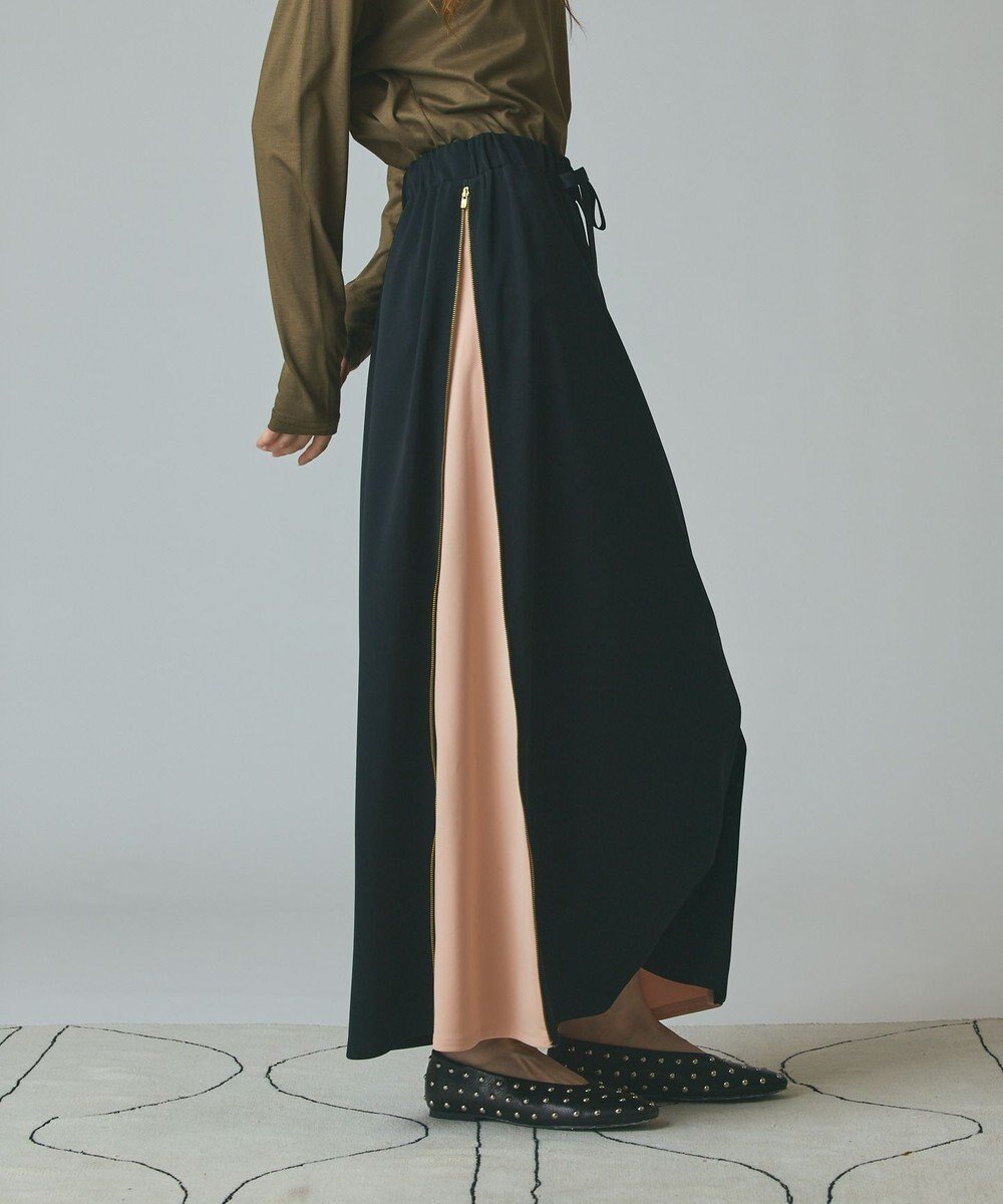 【グレース コンチネンタル/GRACE CONTINENTAL】のサイドジップスカート インテリア・キッズ・メンズ・レディースファッション・服の通販 founy(ファニー) 　ファッション　Fashion　レディースファッション　Fashion for Women　スカート　Skirts　おすすめ　Recommended / Our Picks　ジャケット　Jacket, Outerwear　セットアップ　Set-Up, Coordinated Outfit　メタル　Metal, Metal Parts　リボン　Ribbon, Bow　ロング　Long, Long-Length　エレガント 上品　Elegant　A/W・秋冬　Autumn/Winter　ブラック|ID: prp329100004841603 ipo3291000000035828410